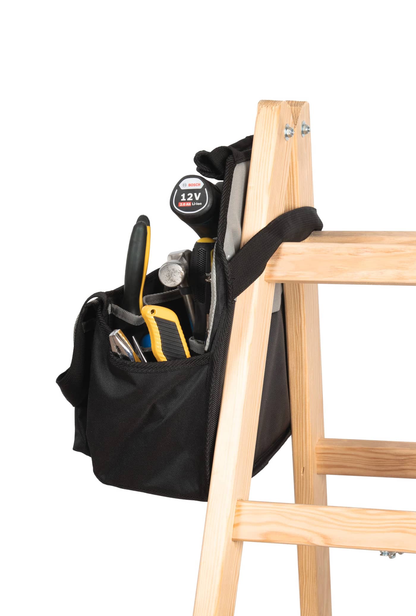 An tragbare Leitern anpassbare Werkzeugtasche