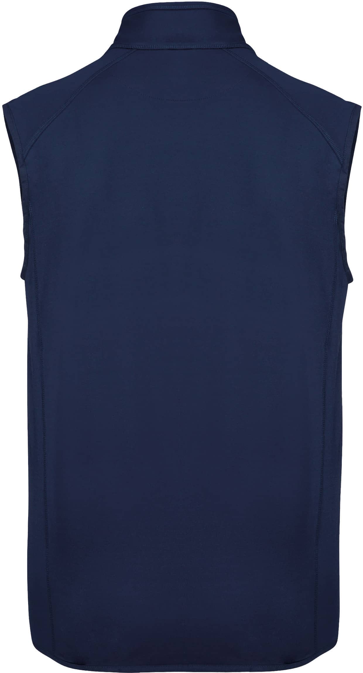 Sportweste aus Bi-Material PA235A - Marl Grey / Sporty Navy