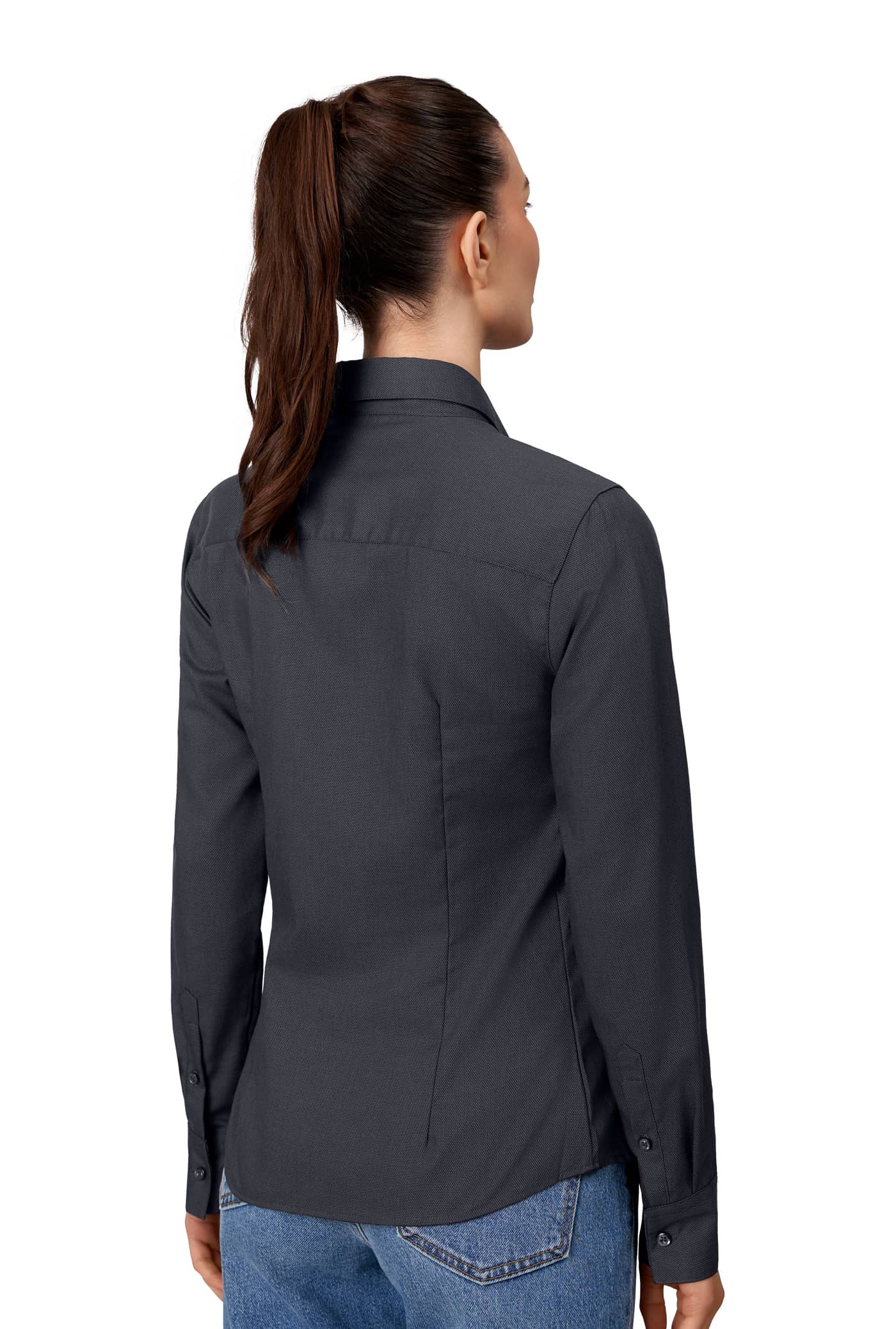 Moderne Business SEVEN SEAS Oxfordbluse Royal für Damen