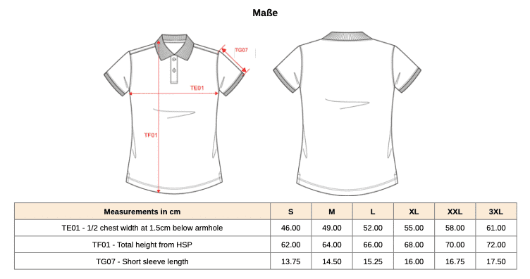 Damen Piquee Poloshirt Kurzarm