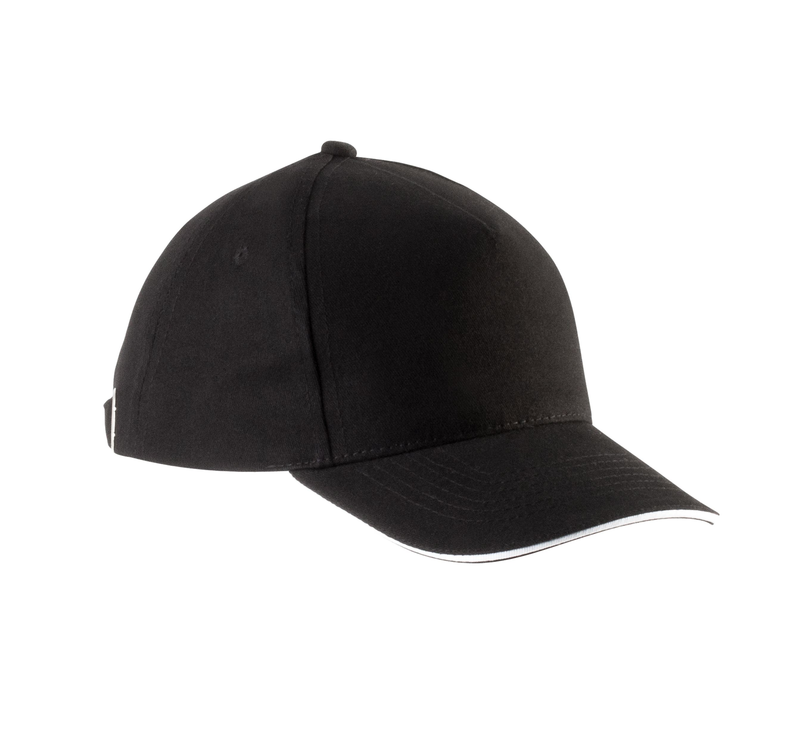 5-Panel Kinderkappe mit Kontrast-Sandwichschirm