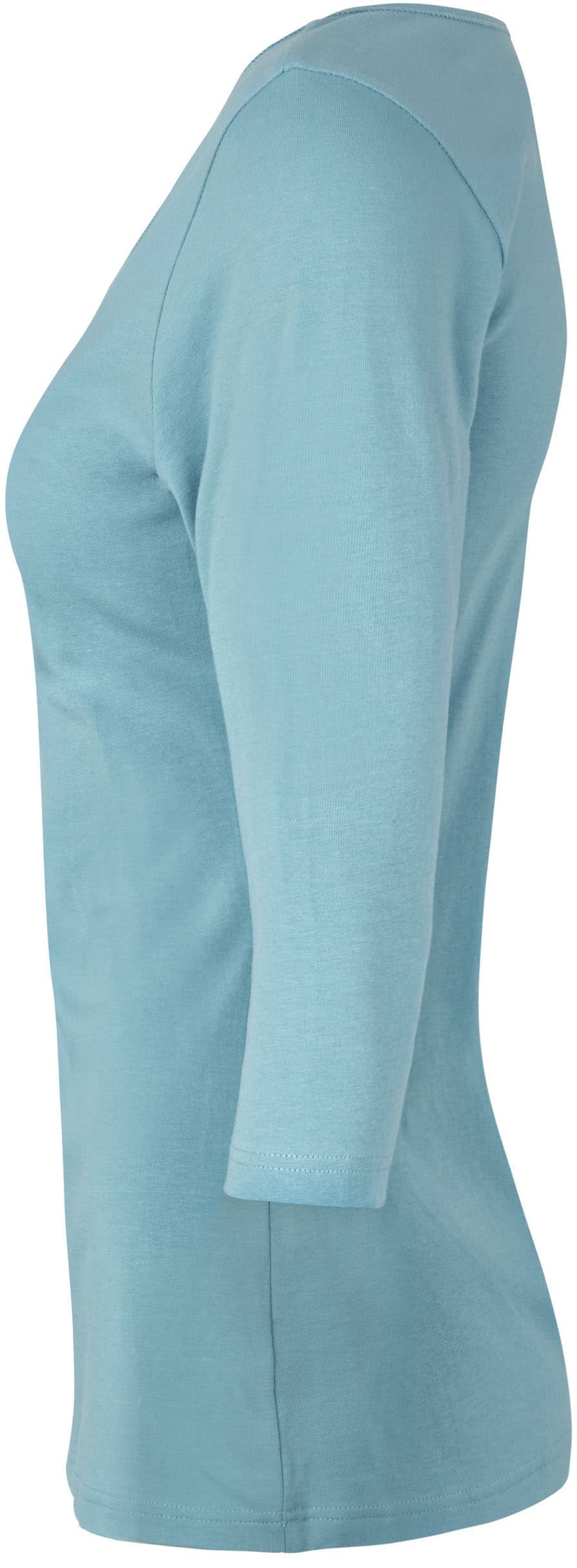 Stretch T-Shirt mit ¾ Ärmel für Damen