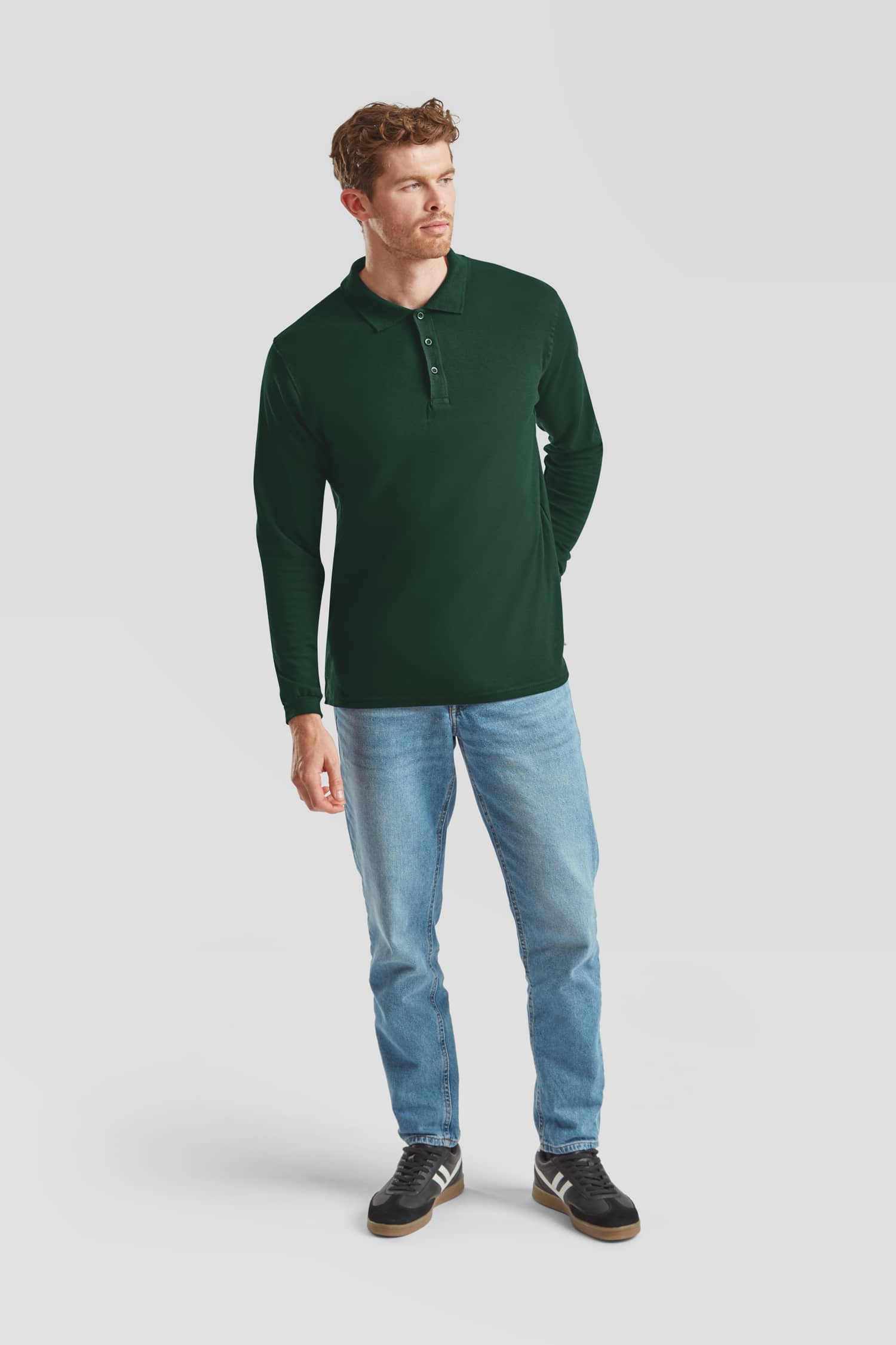 Premium Long Sleeve Polo