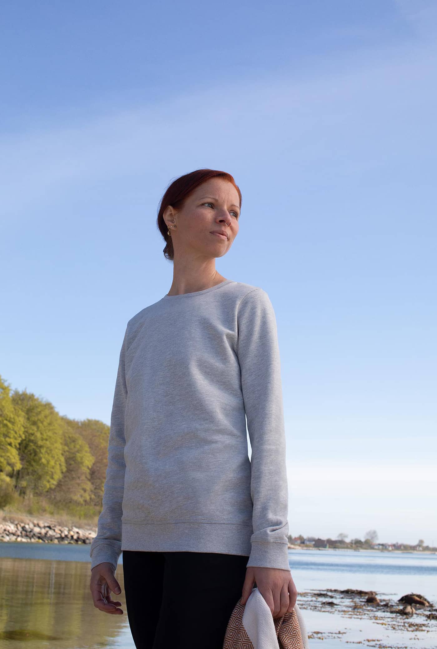 Ökologisches Sweatshirt für Damen