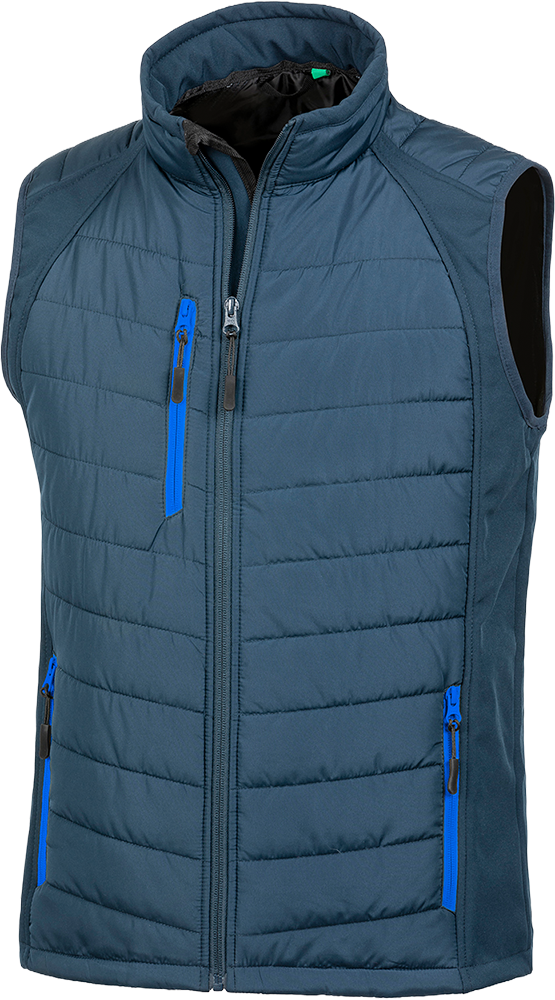Recycled Compass Padded Softshell Gilet