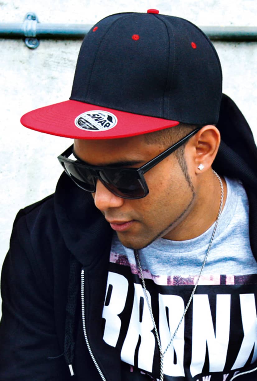 Bronx Original Flat Peak Snapback Dual Colour Cap