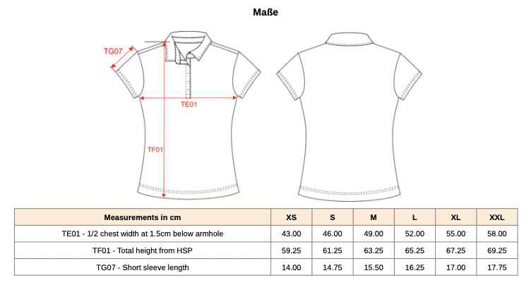 Zweifarbiges Jersey-Polohemd für Damen