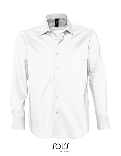 Men´s Stretch-Shirt Brighton Long Sleeve