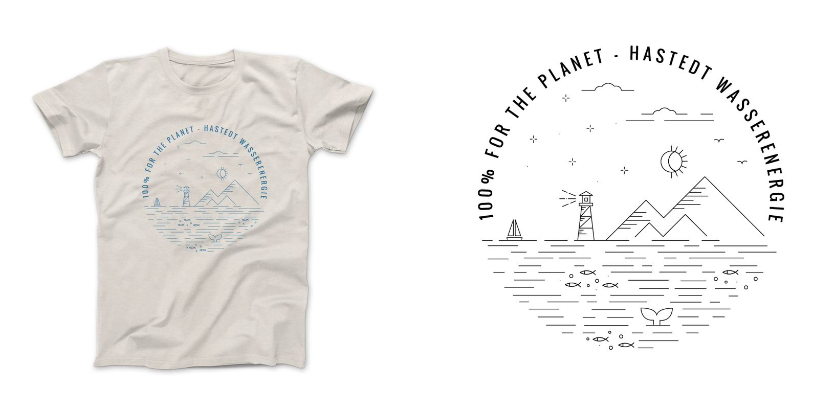 Oswald Font T-Shirt Design