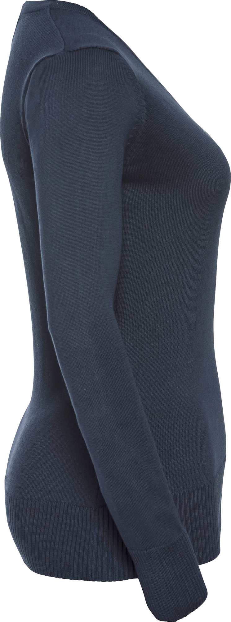 Ladies´ V-Neck Knitted Pullover