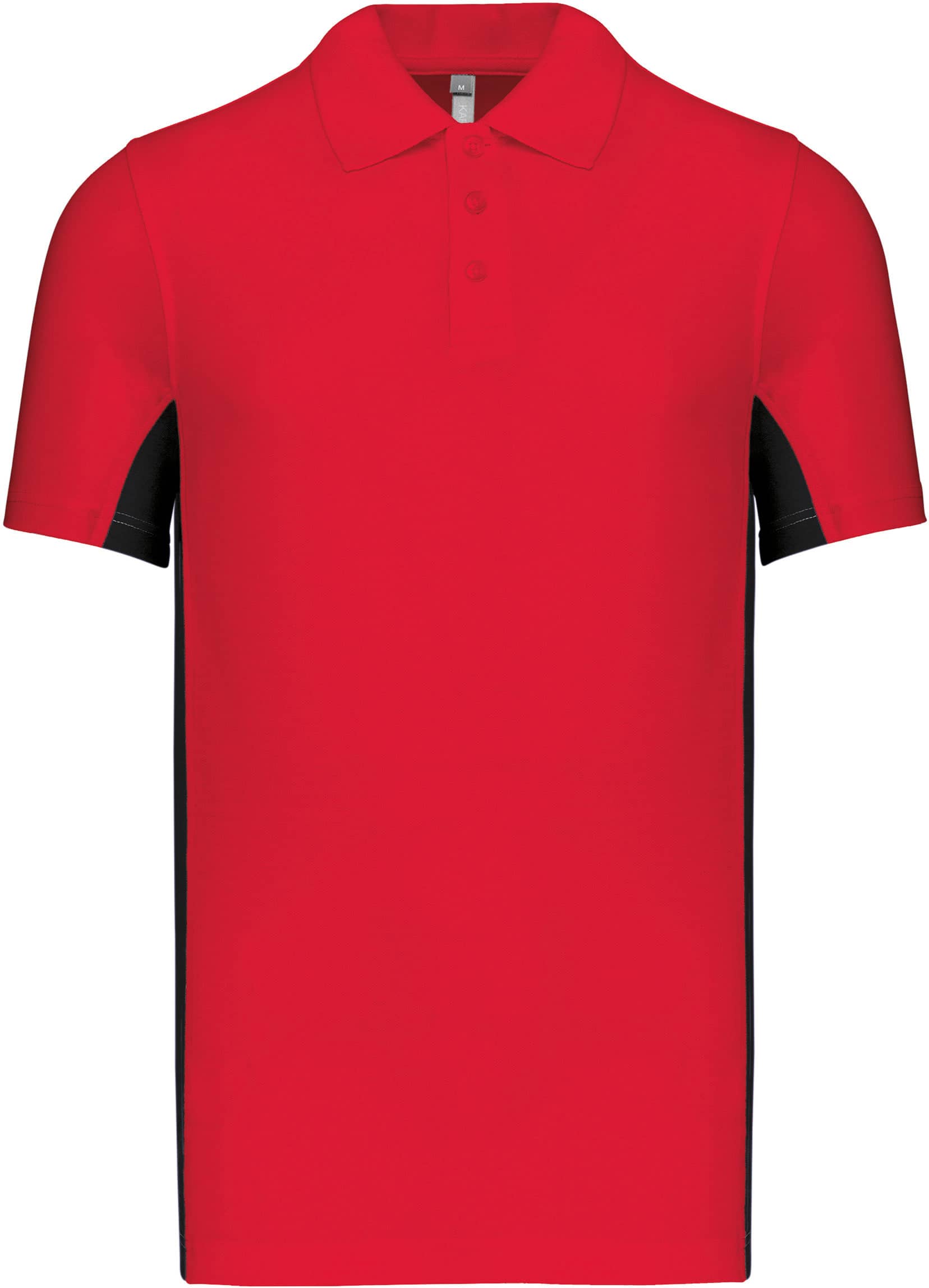 Flag  - Poloshirt Bicolor Kurzarm