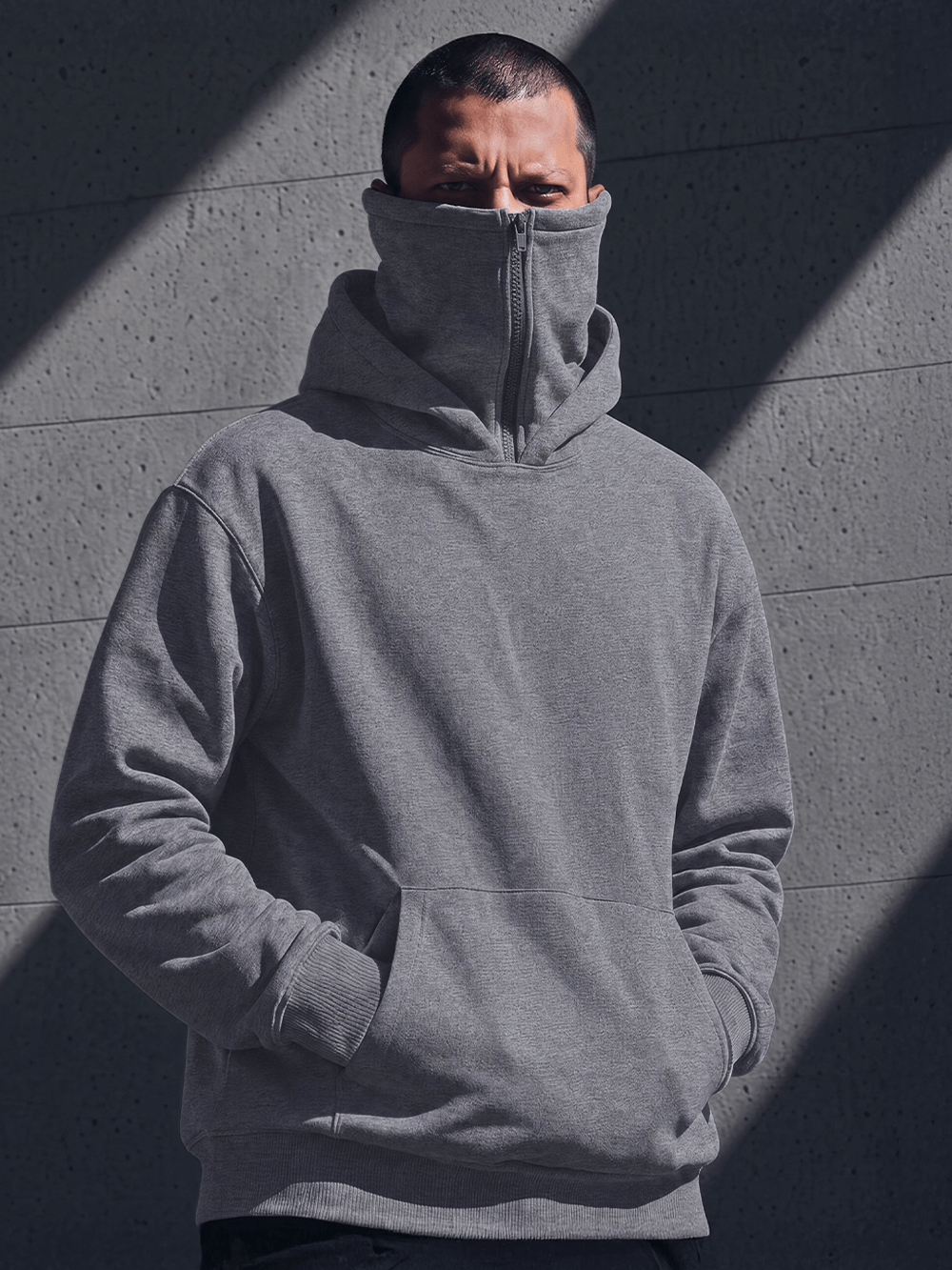 Super High Neck Hoodie