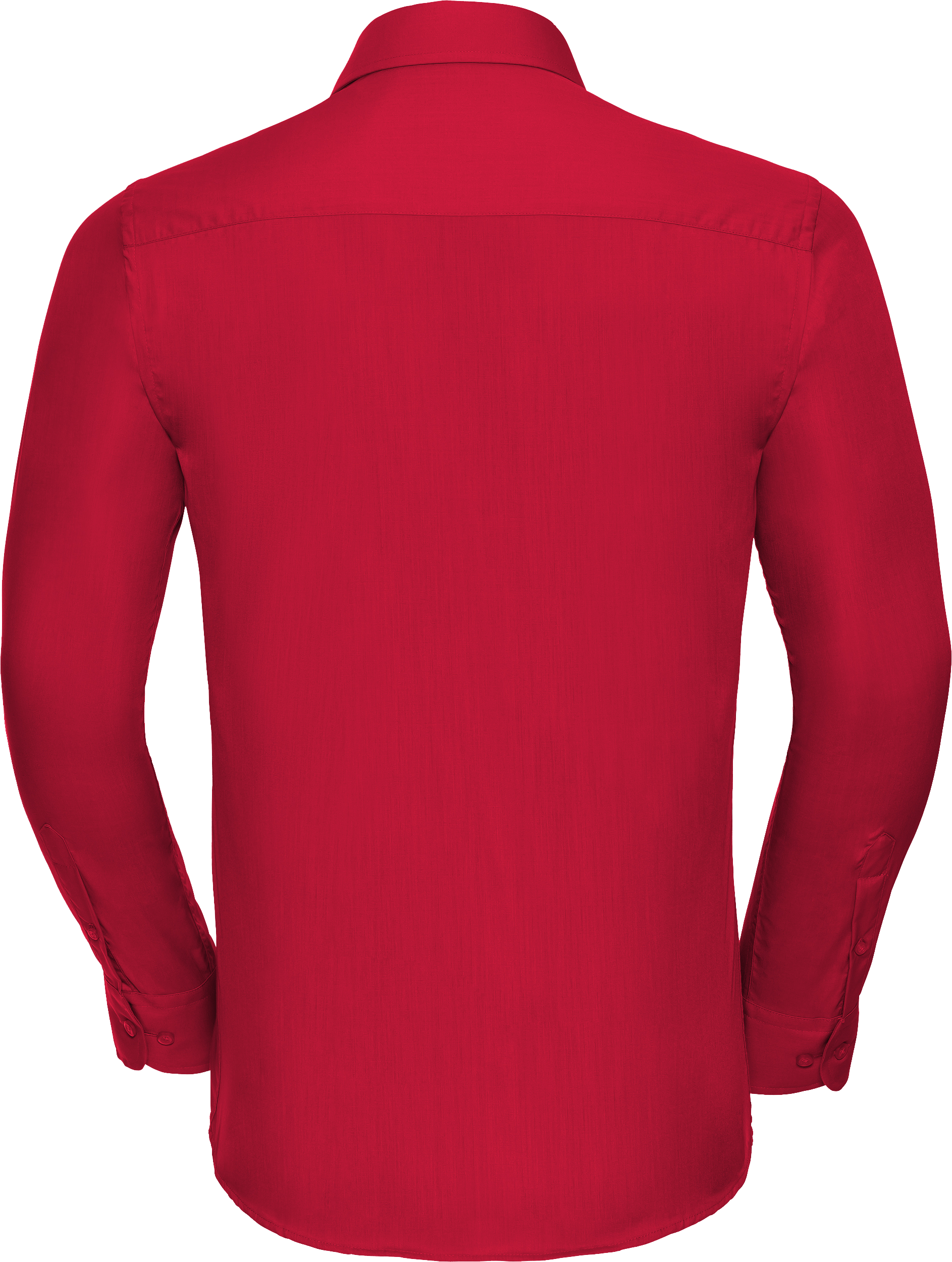 Men's Long Sleeve Tailored Polycotton Poplin Shirt