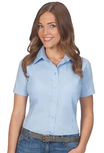 Women´s Poplin Shirt Short Sleeve