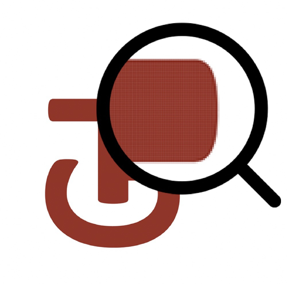 Vergrößerte Pixelgrafik mit Qualitätsverlust