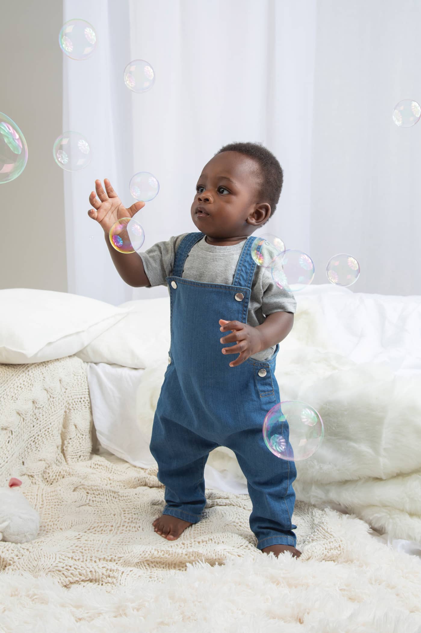 Baby Rocks Denim Dungarees