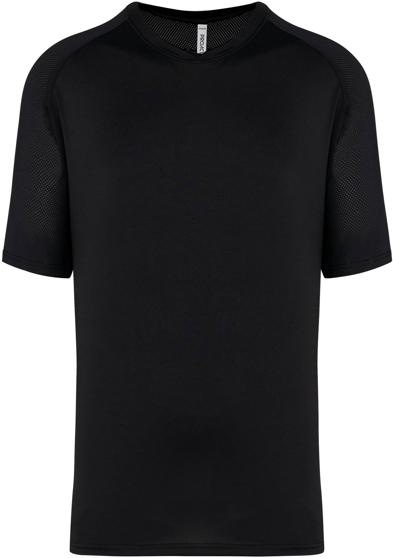 Zweifarbiges Padel Herren-T-Shirt mit Raglanärmeln