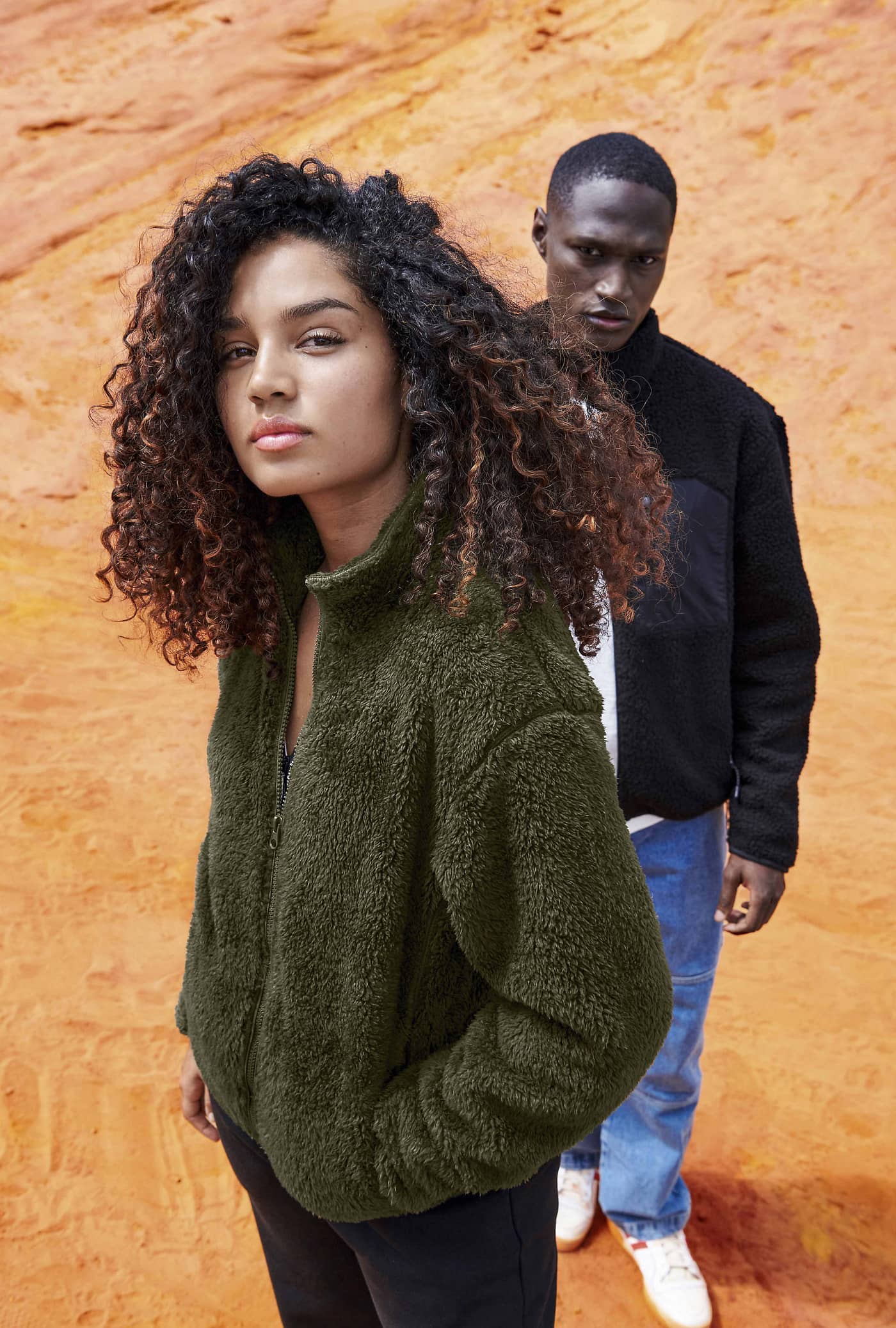 Unisex Fleece Zip Jacket Finch