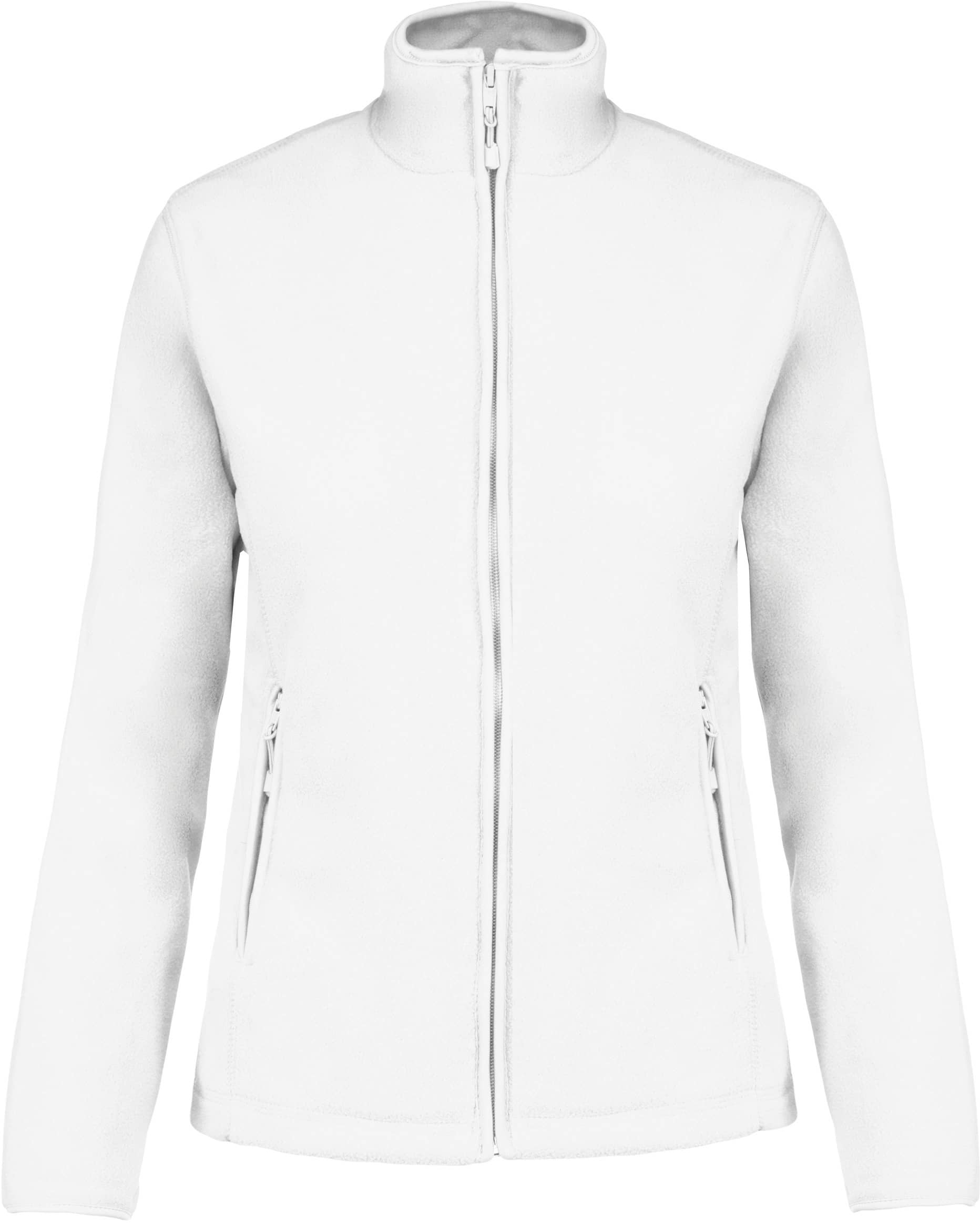 Mikrofleece-Jacke mit Reißverschluss für Damen