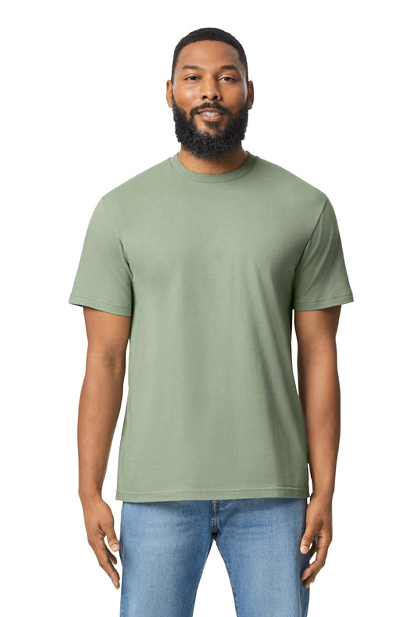Softstyle Midweight Adult No Label Enzyme Wash T-Shirt