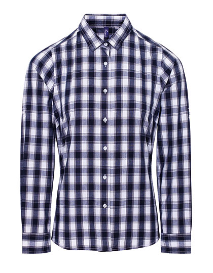 Women´s Mulligan Check Cotton Long Sleeve Shirt