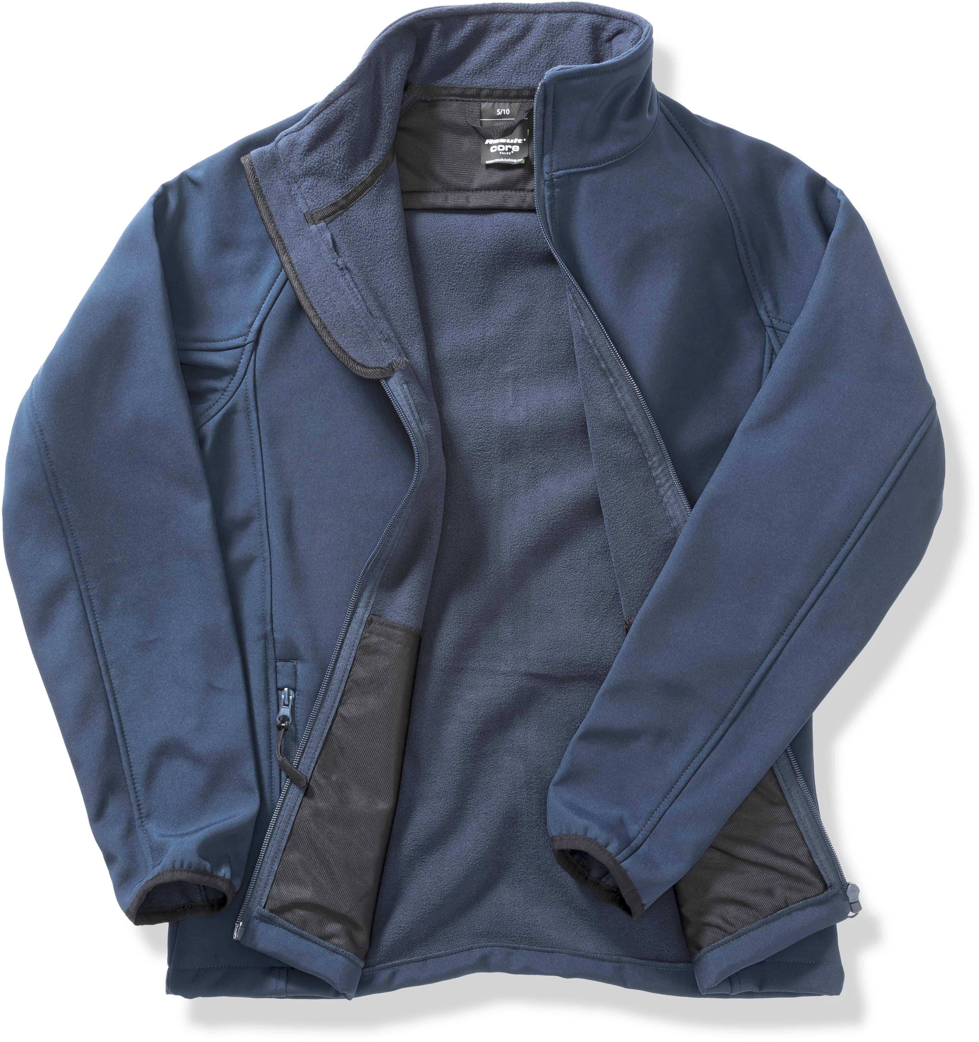 Men's Printable Softshell Jacket with Recycled Fleece Inner