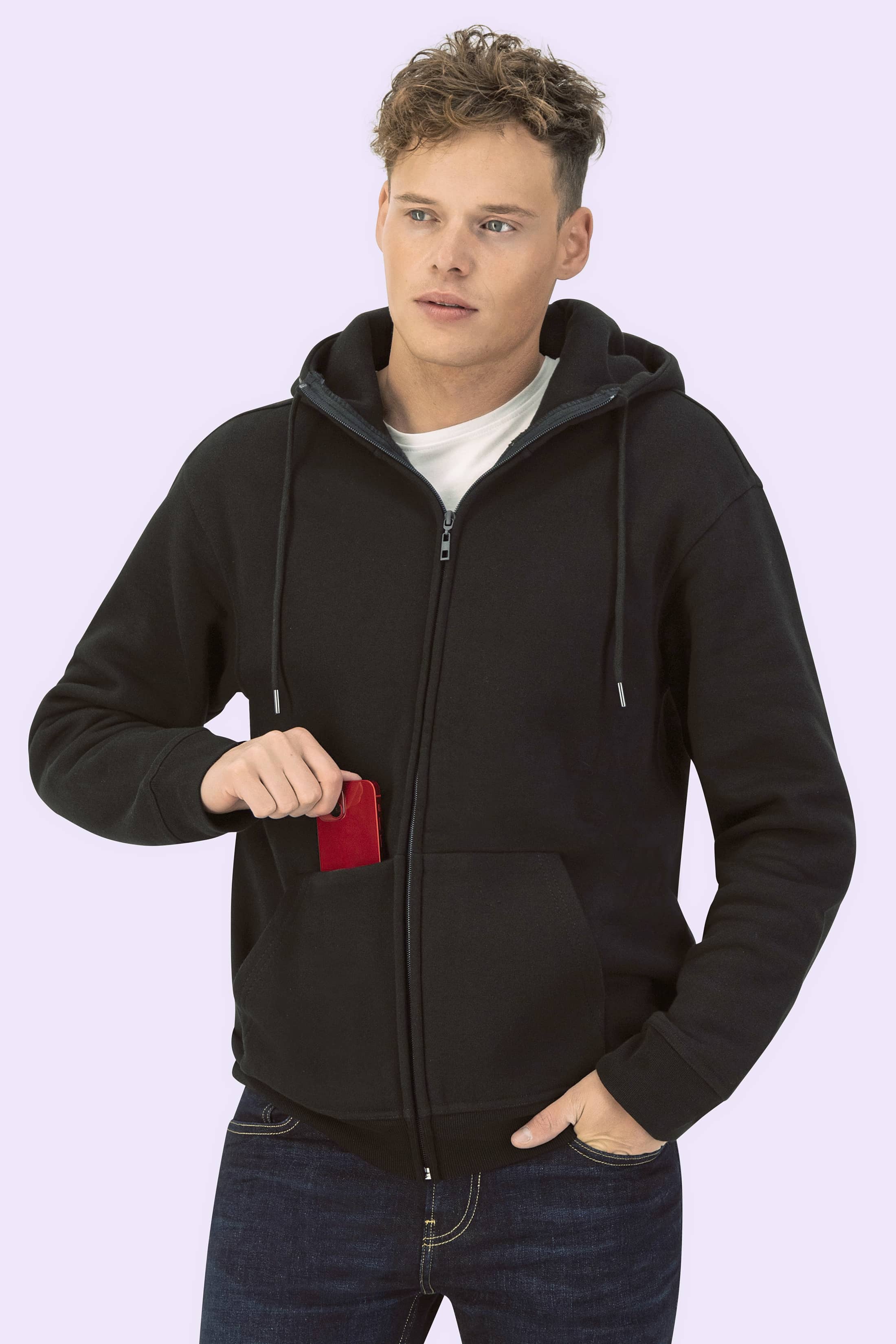 Organic Cotton Unisex Sweat Jacket