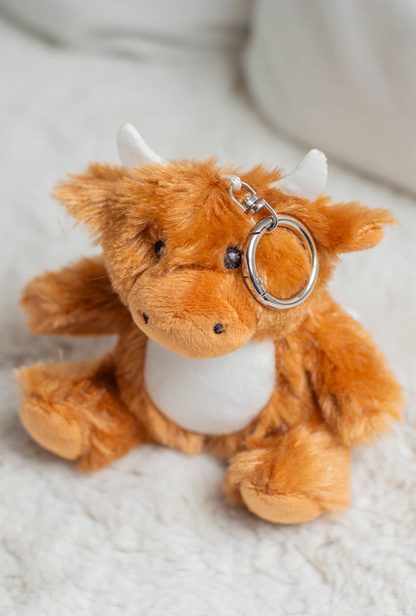 Highland Cow Key Ring