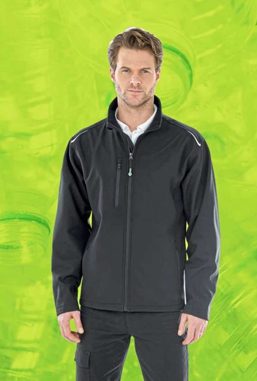 Recycled 3-Layer Printable Softshell Jacket