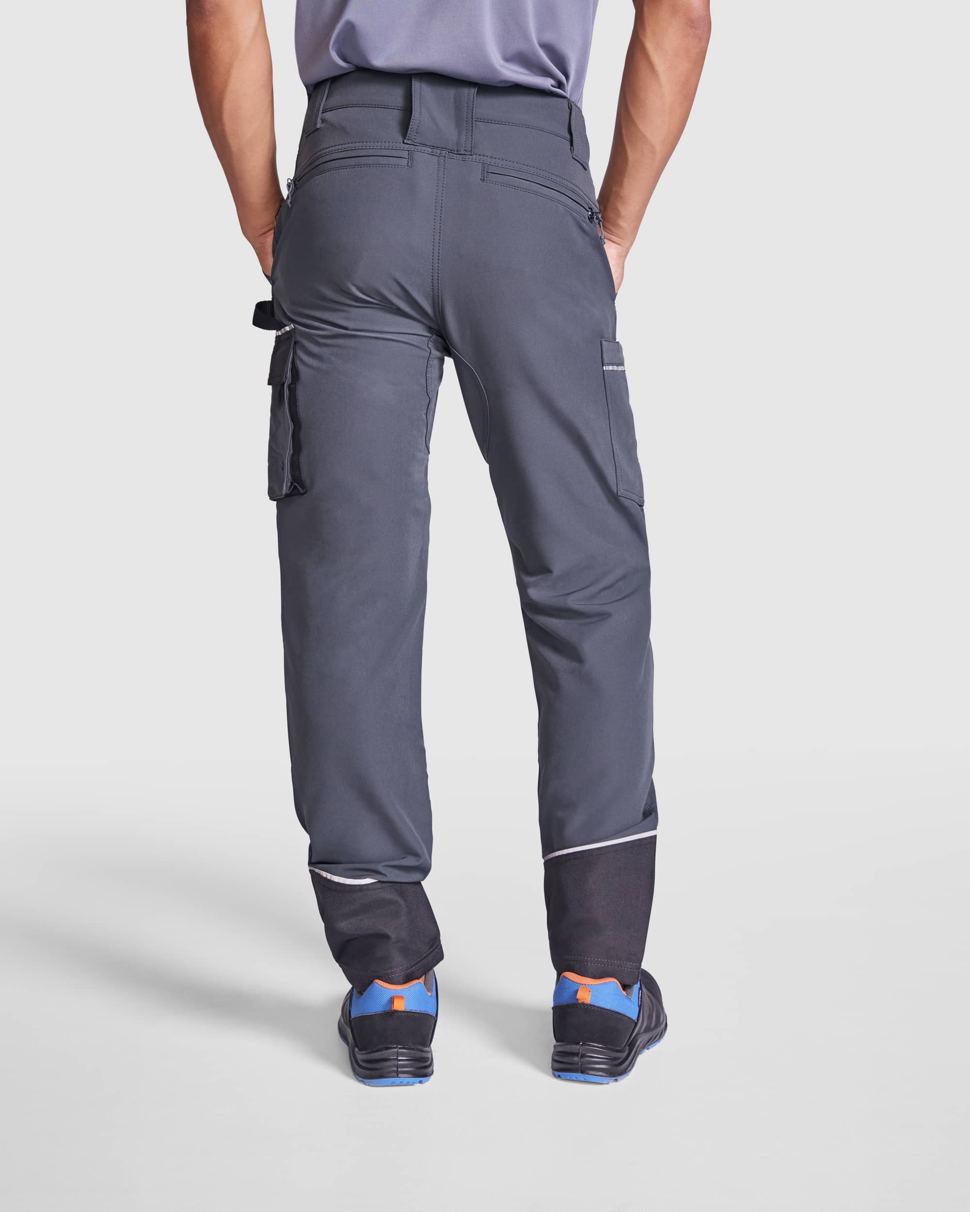 Multi-pocket Stretch Work Trousers Wall