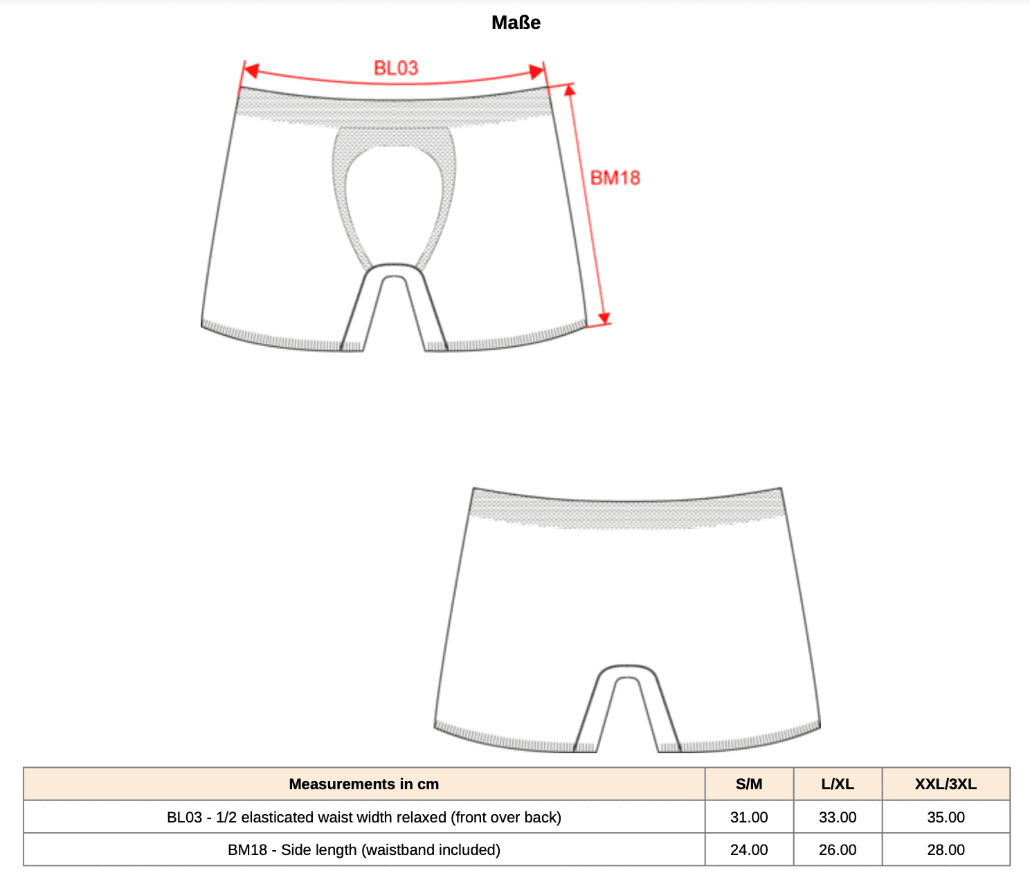 Umweltfreundlicher nahtloser Herren-Boxer