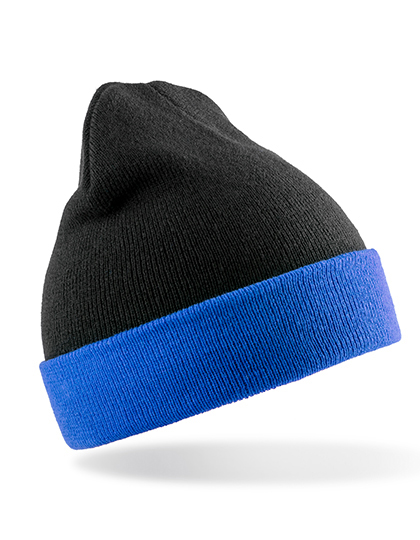 Recycled Black Compass Beanie