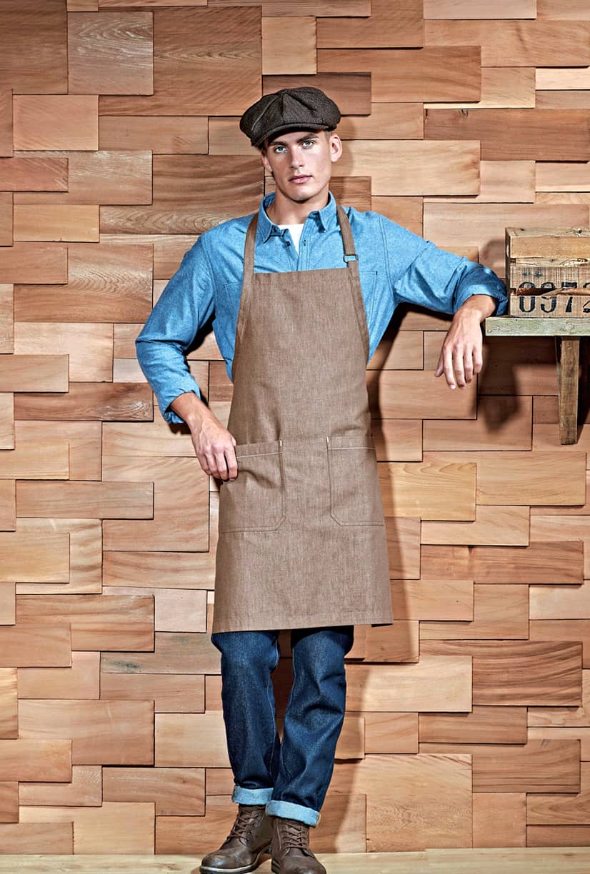 Organic Denim Fairtrade Bib Apron