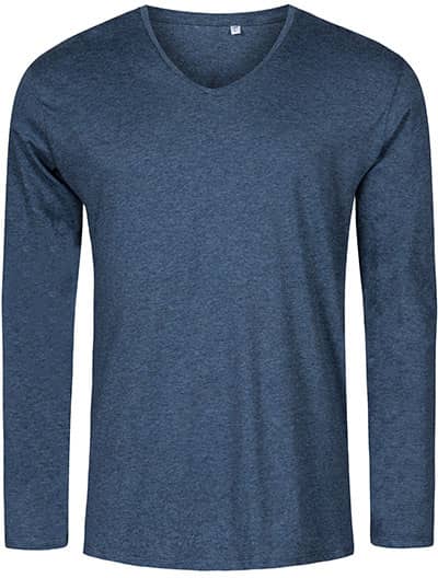 Men´s V-Neck T-Shirt Long Sleeve