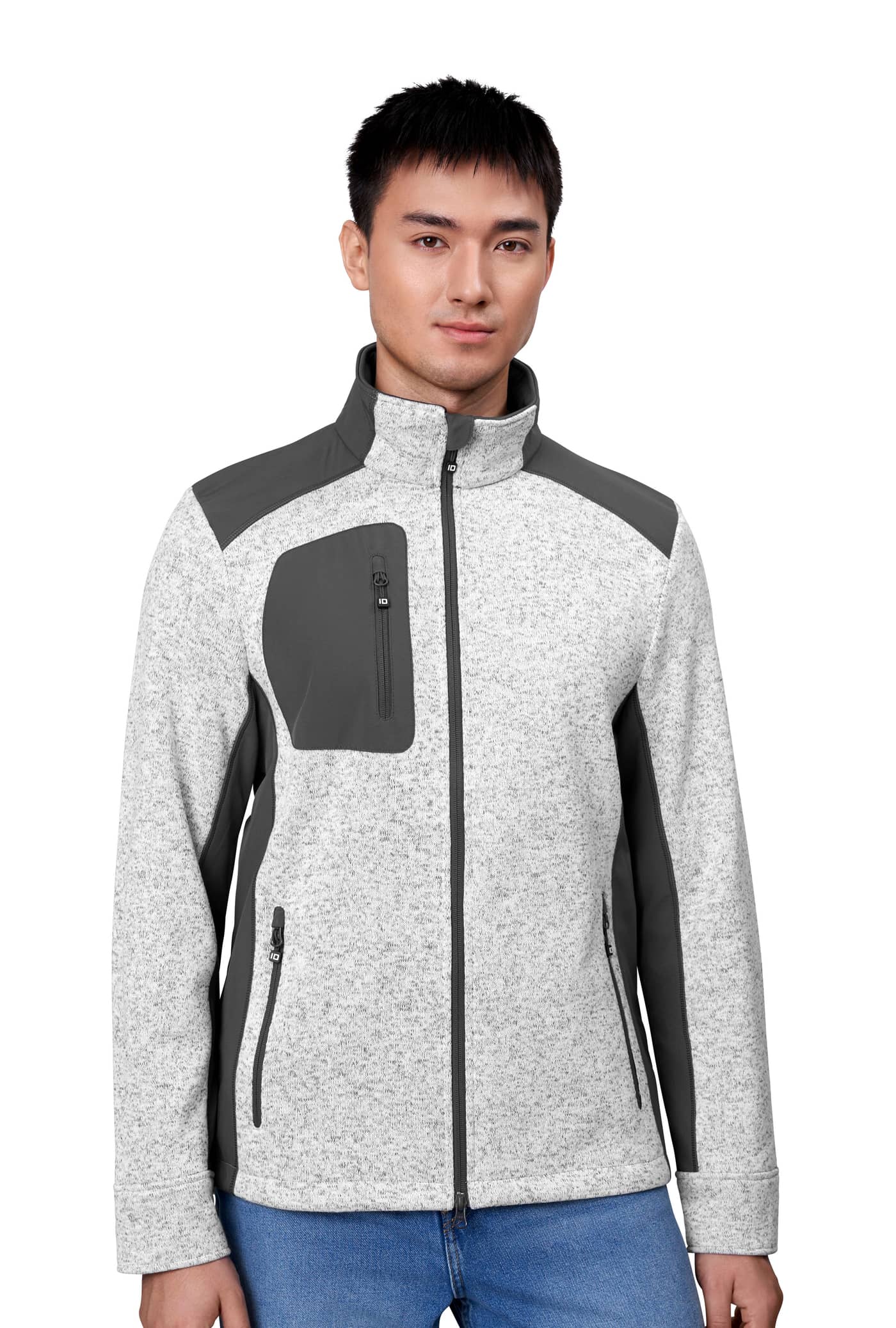 Strick Fleecejacke