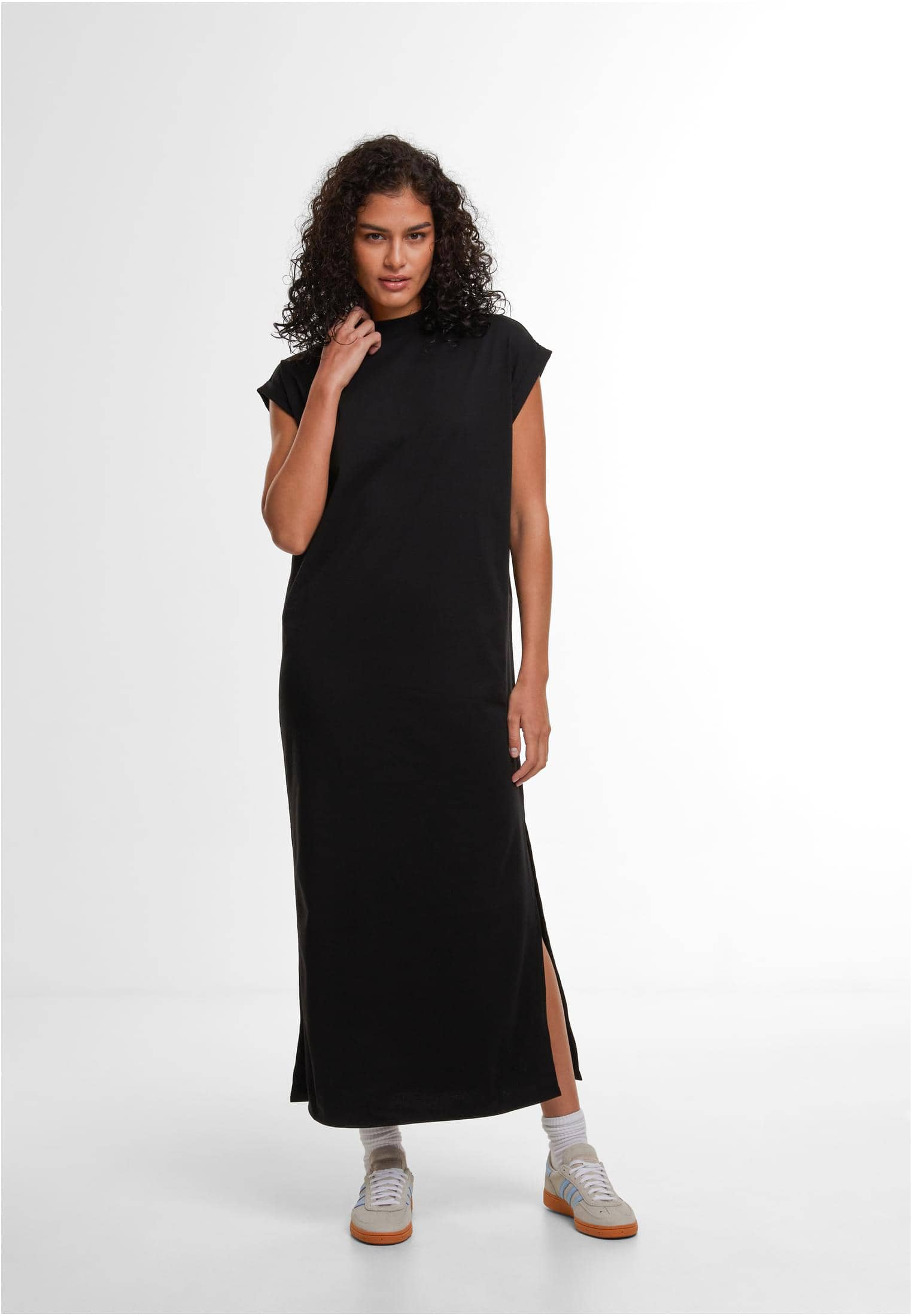Ladies Sorona® Long Extended Shoulder Dress