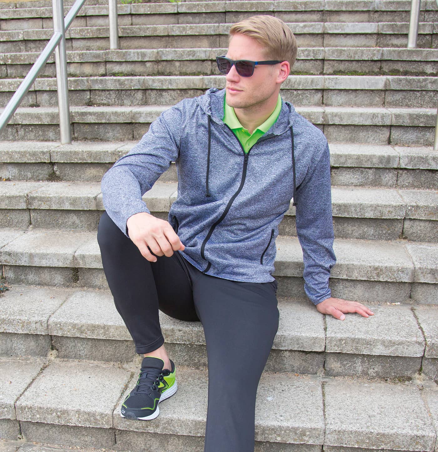Men´s Hooded Tee-Jacket