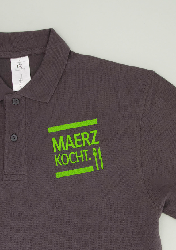 Referenz Poloshirt Stick Maerz kocht