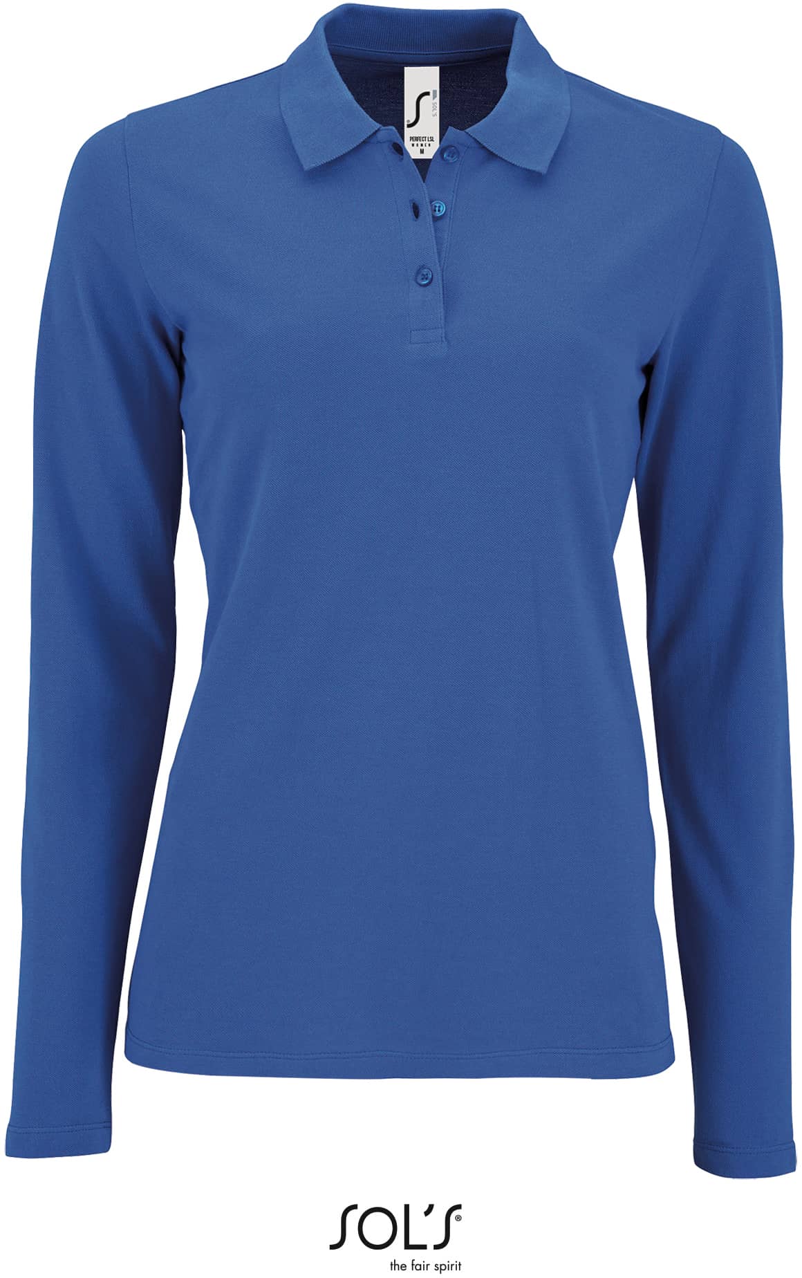 Women´s Long-Sleeve Piqué Polo Shirt Perfect