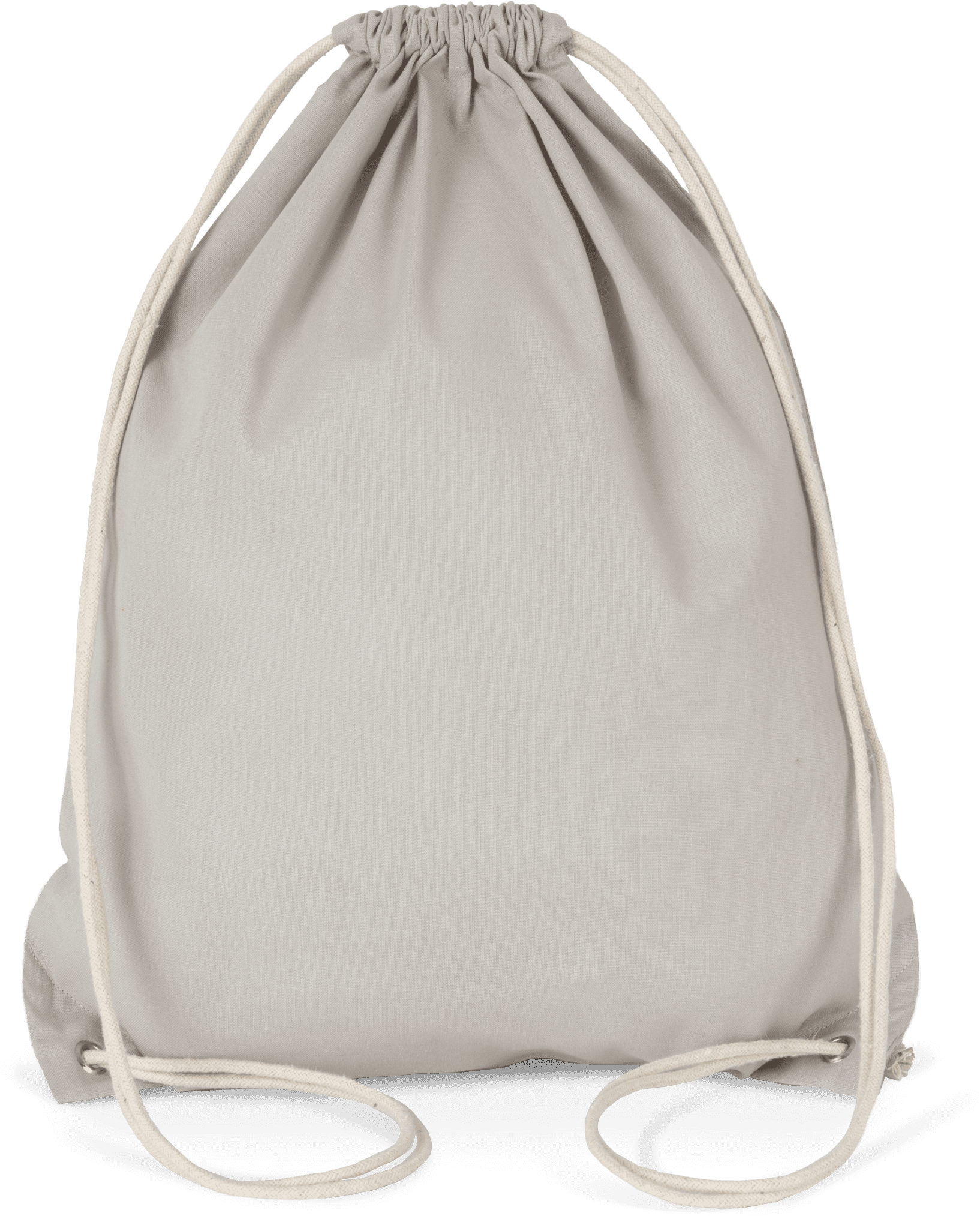 Baumwoll-Rucksack mit weißer Kordel