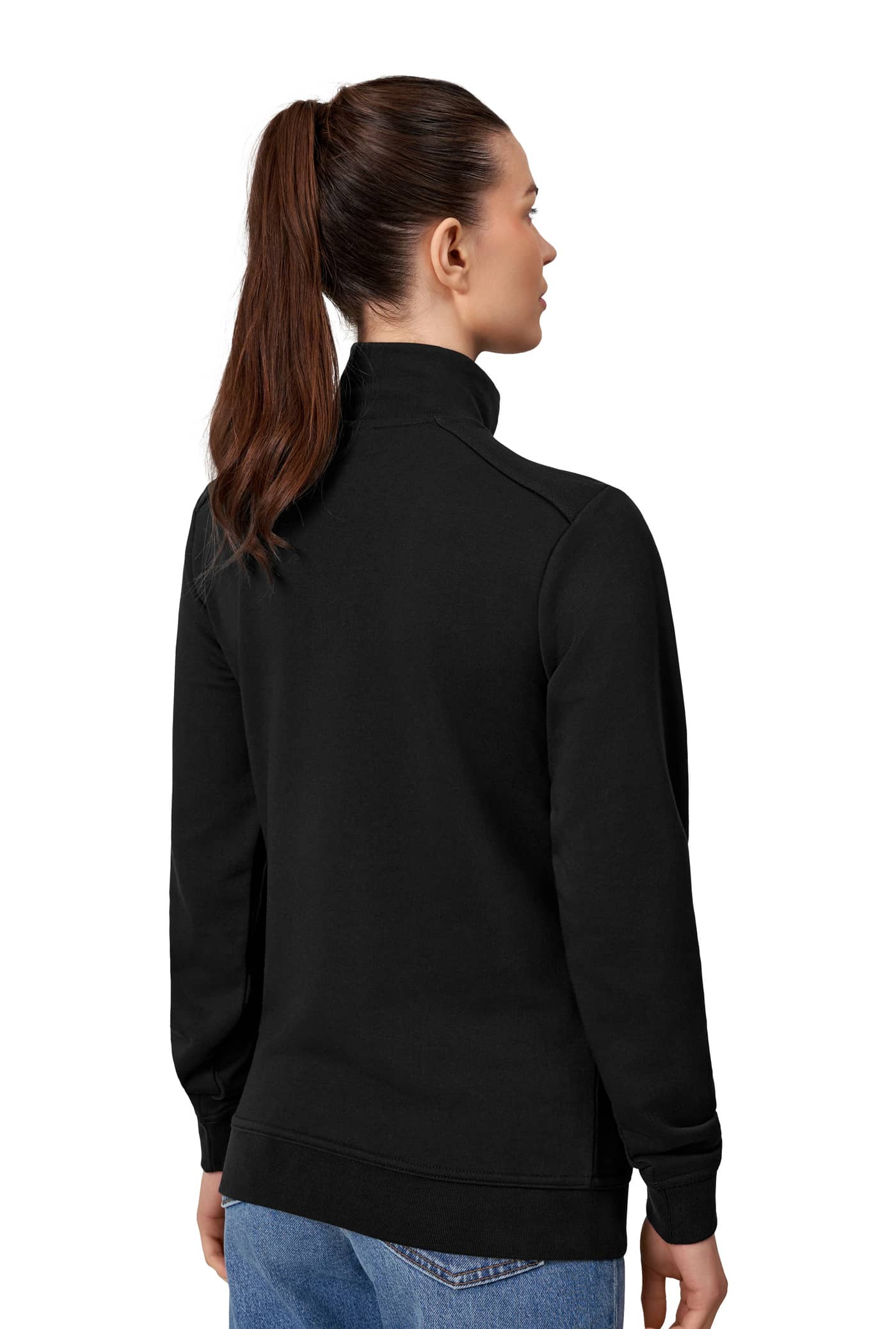 Ungebürsteter PRO Wear CARE Cardigan mit ¼ Zip mit Dam