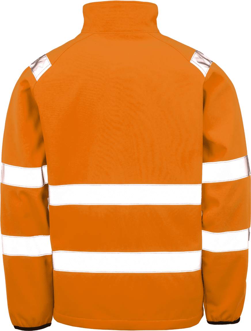 Recycled Printable Safety Softshell Jacket