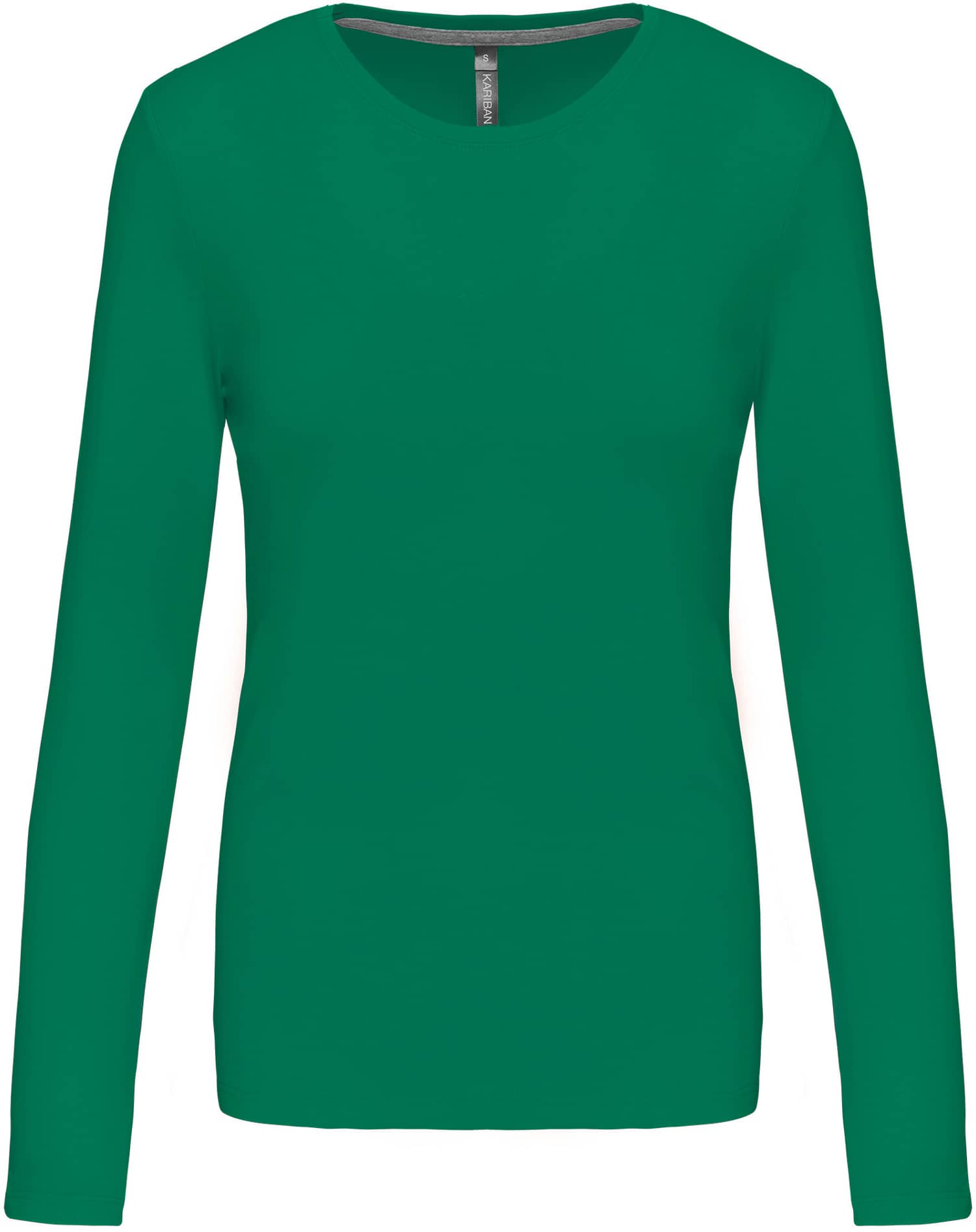 Ladies` Long-sleeved Crew Neck T-shirt