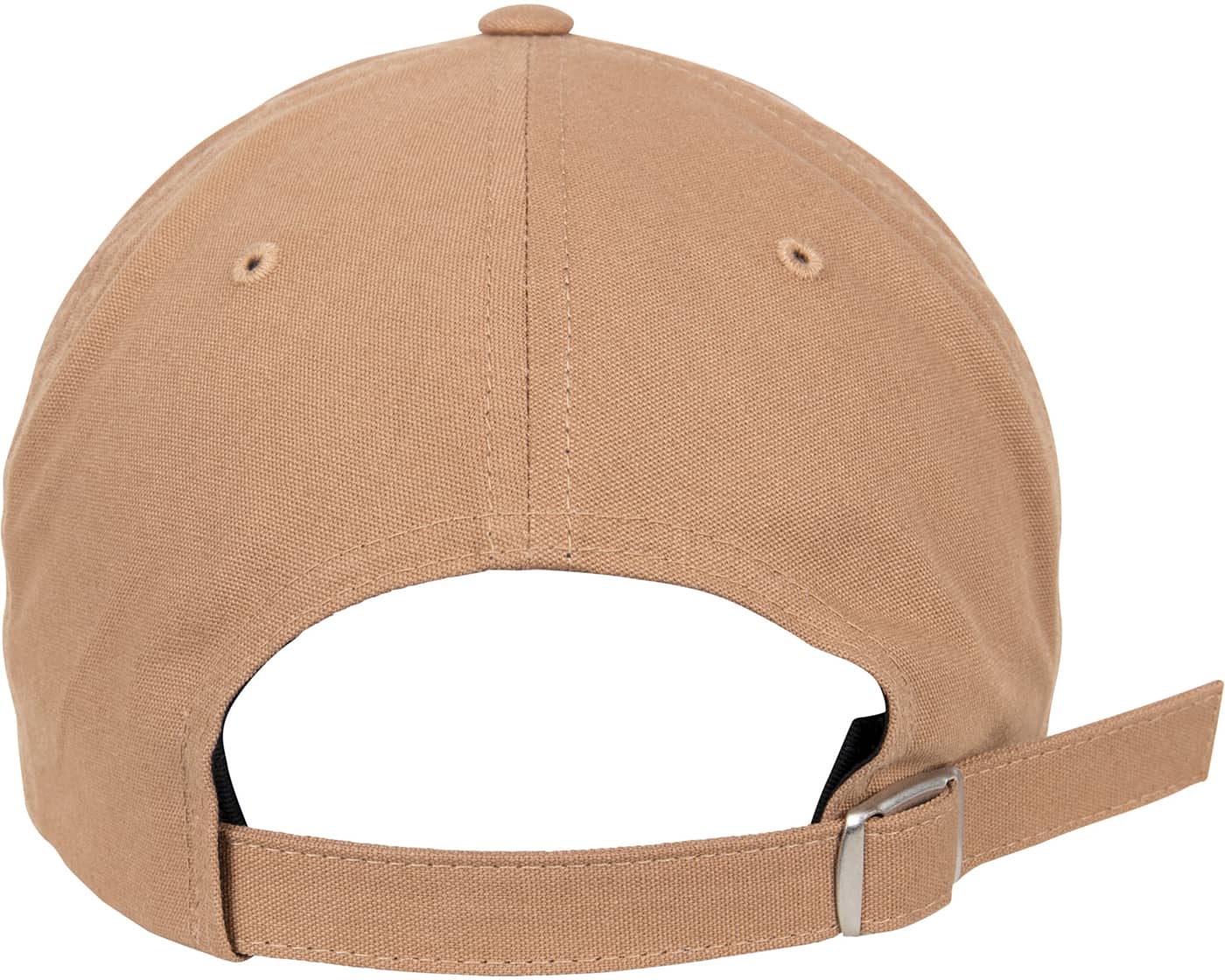 6-Panel Curved Metal Snap Cap