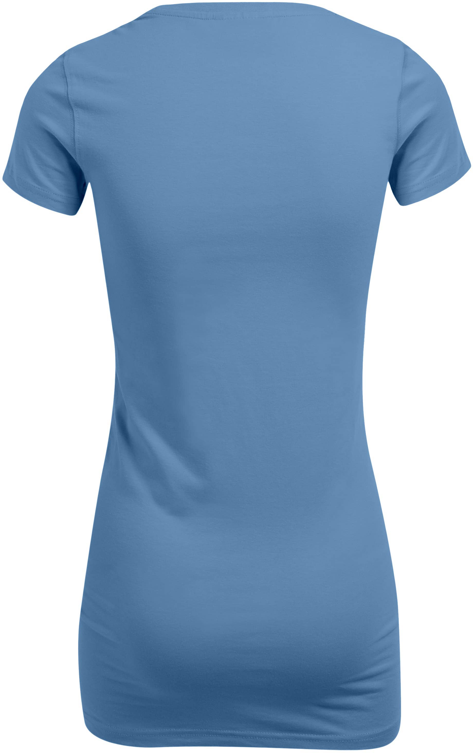 Women´s Slim Fit V-Neck-T Long