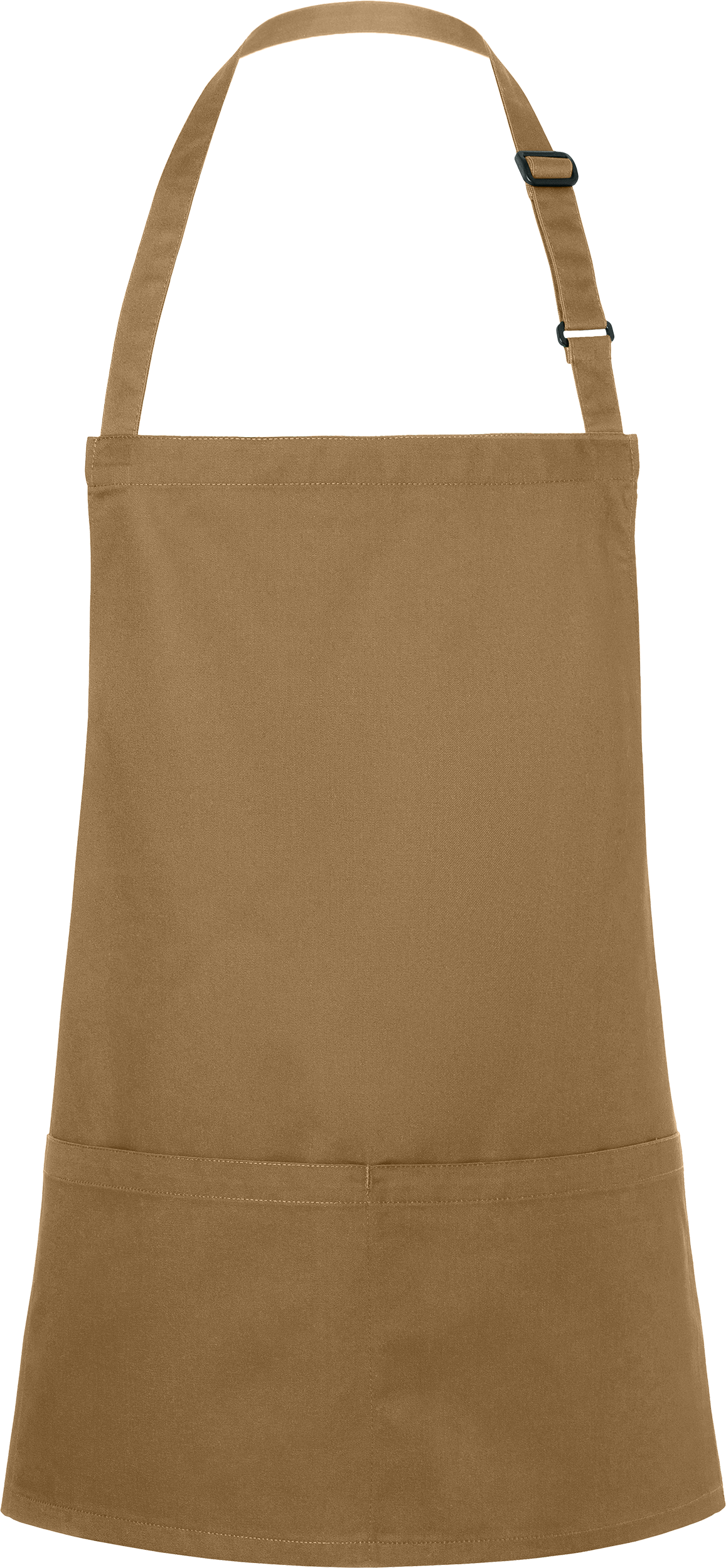 Kurze Latzschürze Basic mit Schnalle und Tasche