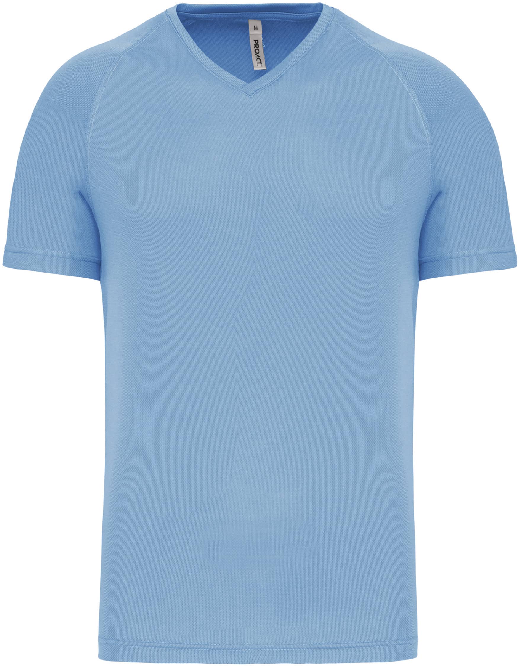 Herren Kurzarm-Sportshirt mit V-Ausschnitt