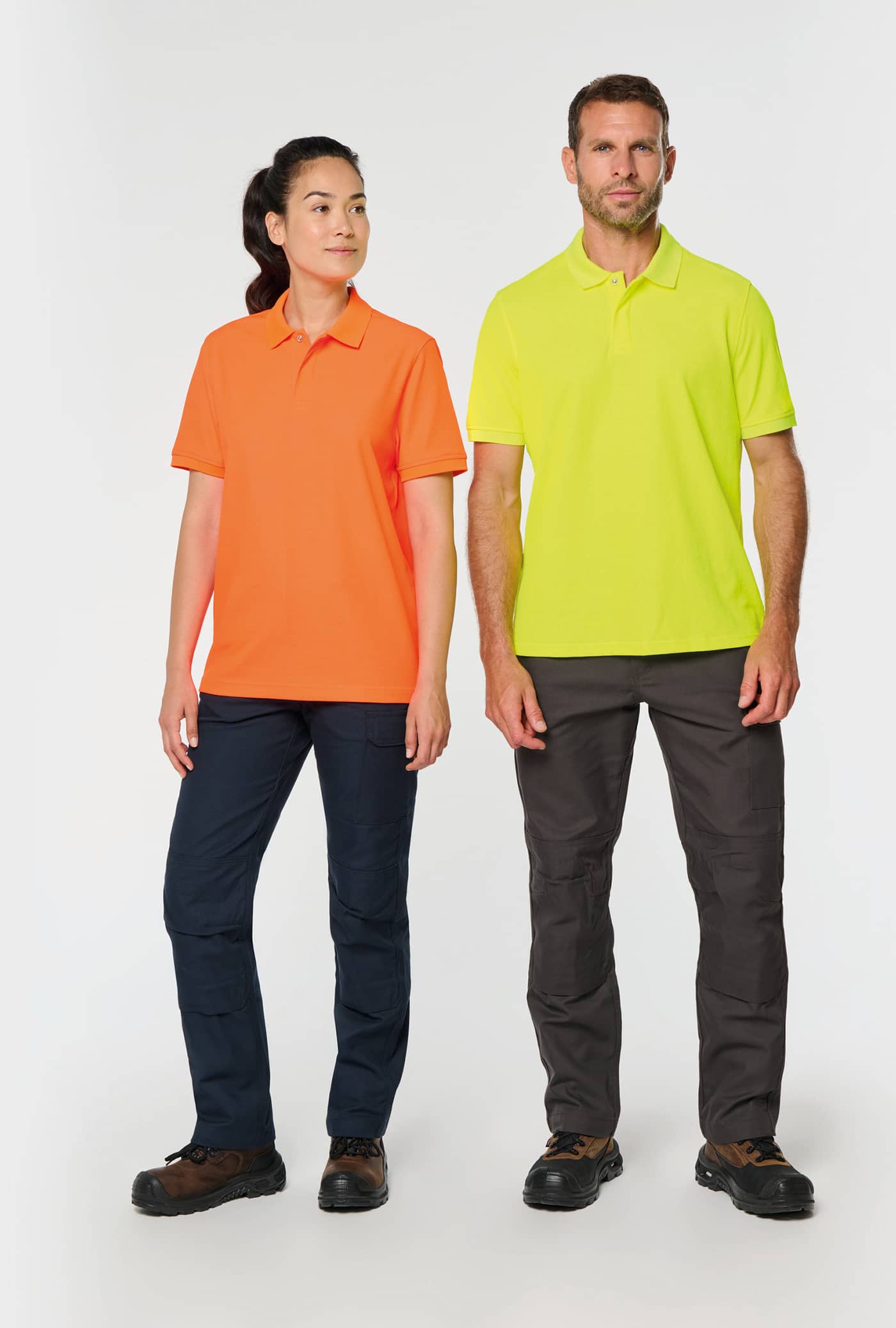 Umweltfreundliches Unisex-Polohemd aus Baumwolle/Polyester