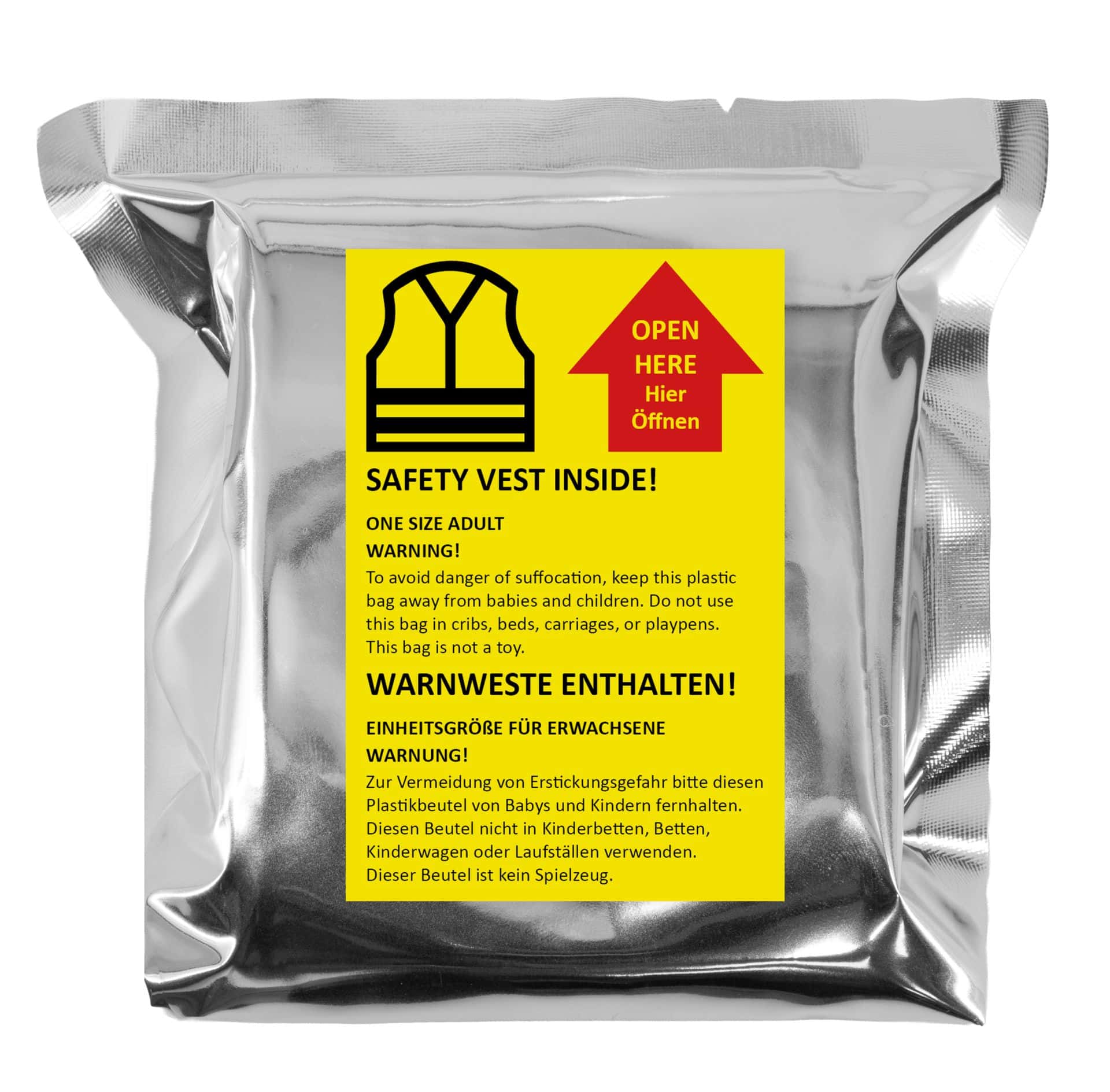 Safety Vest in mini vacuum packaging “Bottrop”