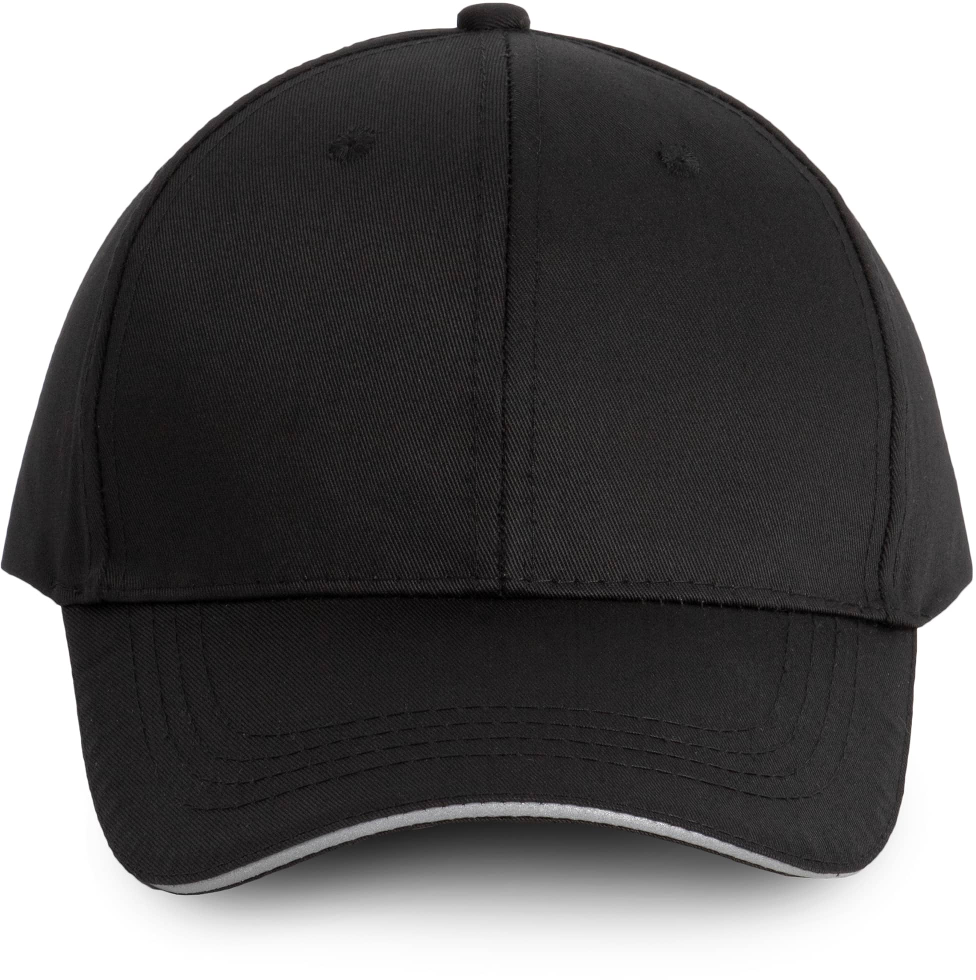 6-Panel-Cap mit Kontrast-Sandwichschirm OEKO-TEX® STANDARD 100